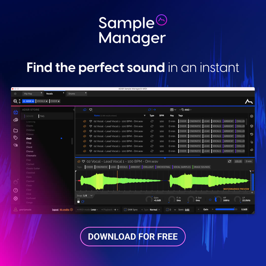 ADSR Sample Manager