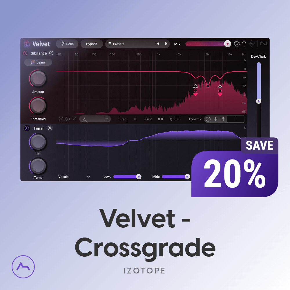 Velvet – Crossgrade from any paid iZotope product